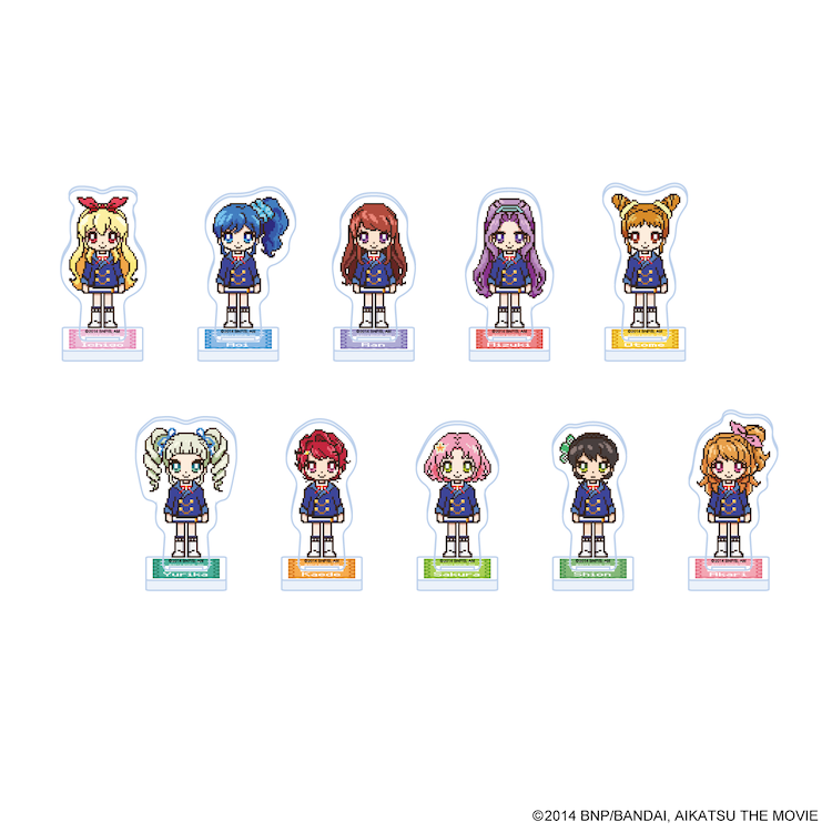 どっと！ミニアクリルスタンド　制服ver.　全10種